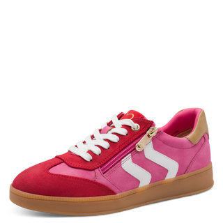 Bargi Double Stripe Trainer | Pink Comb