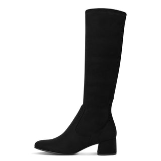 Suede Knee High Boot | Black