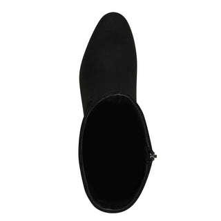 Suede Knee High Boot | Black