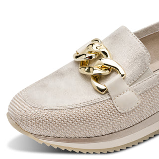 Chain Loafer | Beige Gold