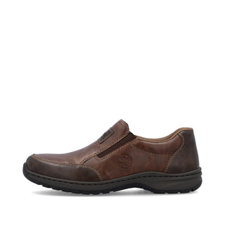 Tibor Wide Fit Slip-On Comfort Shoe | Toffee