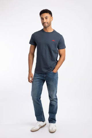 Fished Branded T-Shirt | Navy