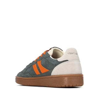Leather Trainer | Khaki