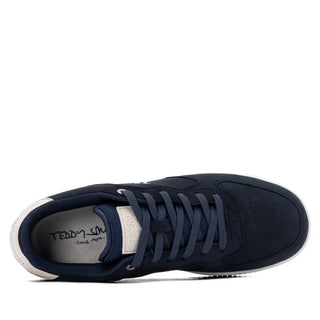 Suede Mens Trainer | Navy