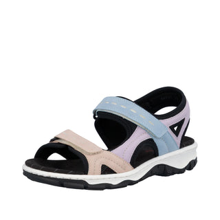 Clara Walking Sandal | Navy Mauve Multi