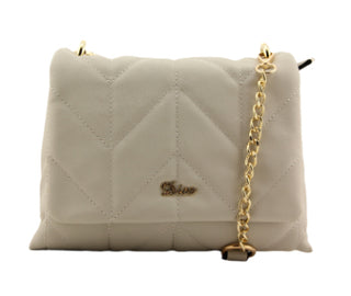 Bamboo Flap-over Shoulder Bag | Natural