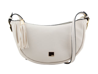 Novo Moon Shaped Crossbody Bag | Beige