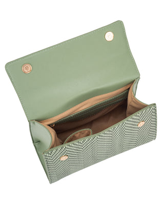 Rose Top Handle Grab Bag | Green