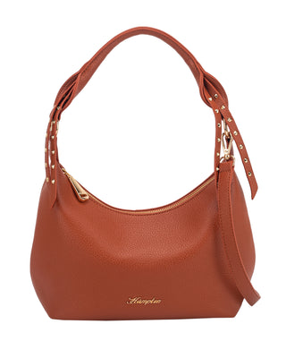 Lily Curved Hobo Bag | Tan
