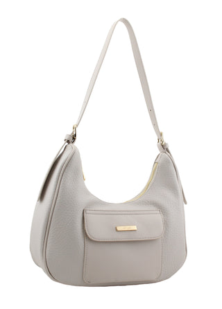Sunflower Curved Shoulder Bag | Beige