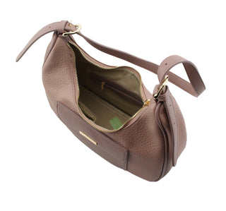 Sunflower Curved Shoulder Bag | Pink