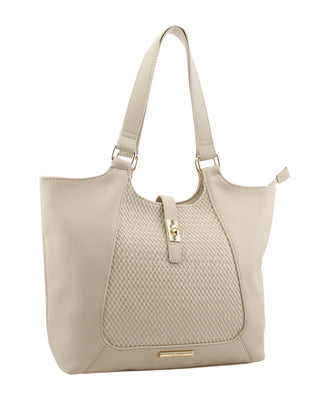 Dahlia Large Tote Bag | Beige