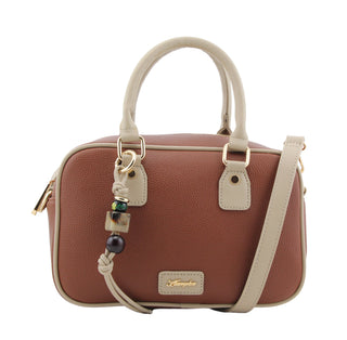 Peony Small Bowling Bag | Tan