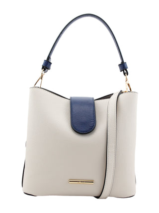 Poppy Medium Bucket Bag | White