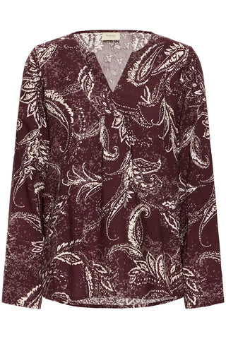 Kikki Blouse | Paisley Fudge Melange