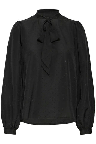 Ikaja Bow Shirt | Meteorite