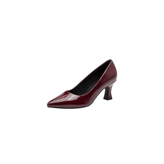 Pantent Pointed Court Shoe | Chianti