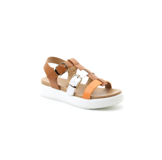 Aneta Sandal | Tan Orange