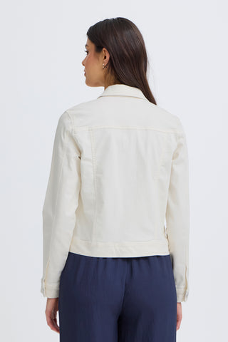 Twill Jacket | White Whisper