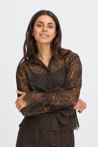 Caty Blouse | Chocolate Torte