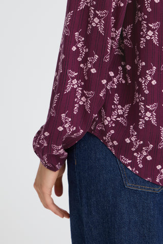 Merle Blouse | Flower Drop Port Royale