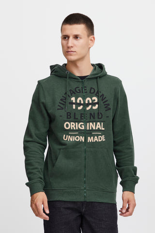 Blend Hooded Sweater Forest Green