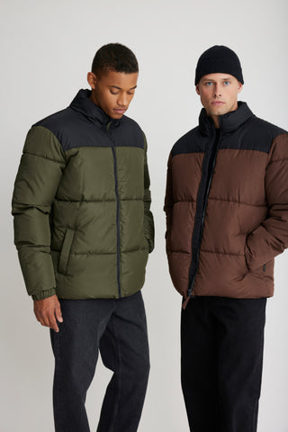 Elwin Padded Jacket | Forest Night