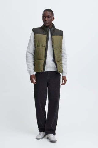 Elwin Padded Vest | Forest Night