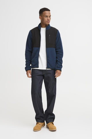 Mario Zip Through Hoodie | Dress Blues