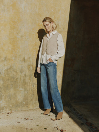 Jadis Shirt | Multi Embroidered Flower