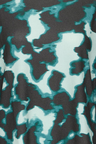 Pieta Top | Blurry Green