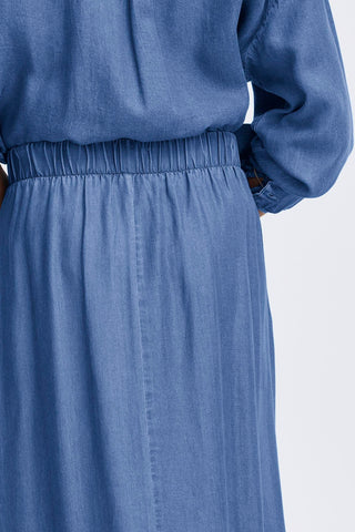 Kosmo Skirt  | Mid Blue Denim