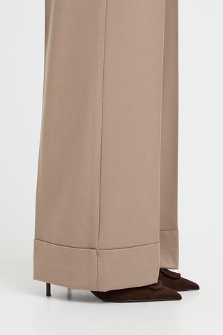 Ellan Cuff Trousers | Walnut