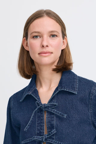 Lukan Shirt | Dark Blue Denim