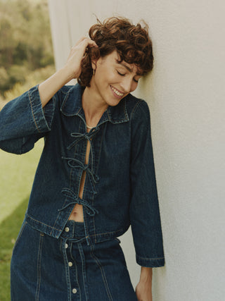 Lukan Shirt | Dark Blue Denim