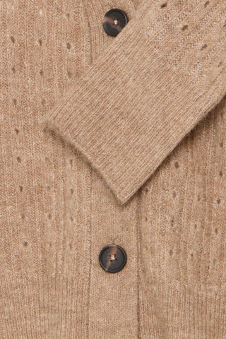 Monna Cardigan | Walnut Melange