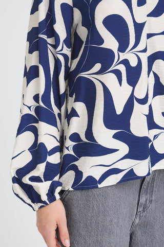 Ikaia Blouse  | Medieval Blue