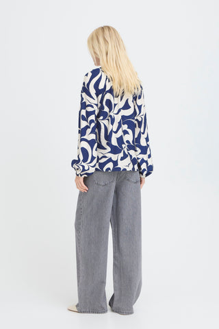 Ikaia Blouse  | Medieval Blue