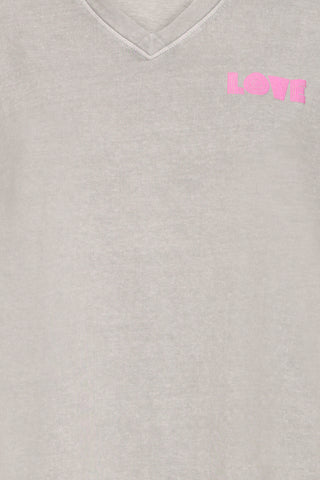 Solka Tee | Grey Flannel