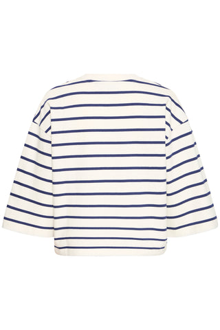 Saima 3/4 Length Tee | Medieval Blue