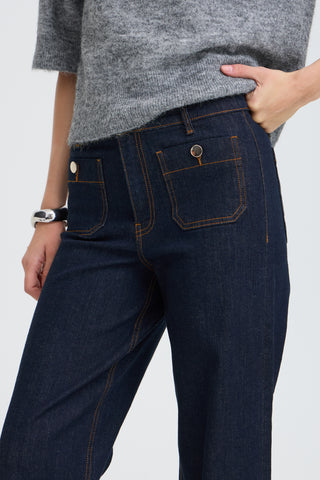 Komma Pocket Jean | Rinse Blue