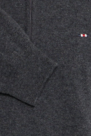 Hamilton 1/2 Zip Knit  | Charcoal Mix