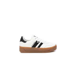 Striped Trainer | White