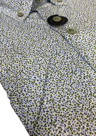 6th Sense Short Sleeve Regular-fit button-down Shirt Print #18