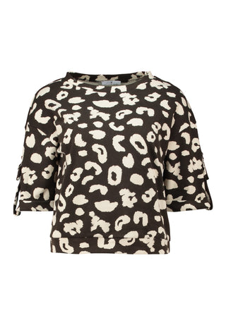 Billy Round Neck Top | Coco Leopard