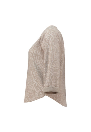 Leonida Top | Beige Leopard