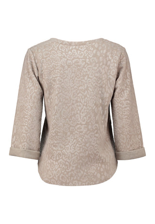 Leonida Top | Beige Leopard