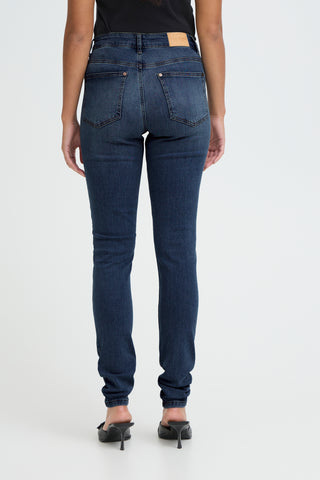 Emmeline High Waist Skinny Leg Jean | Medium Blue Denim