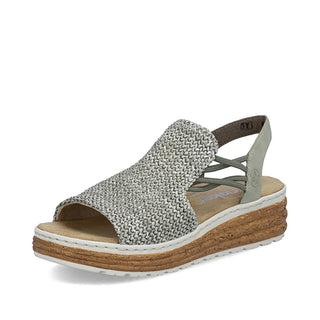 Rachel Slingback Woven Sandals  | Sage
