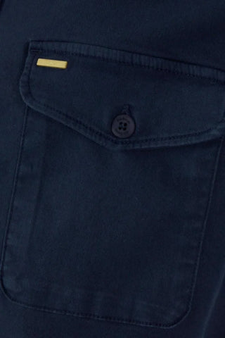 Twill Over Shirt | Navy